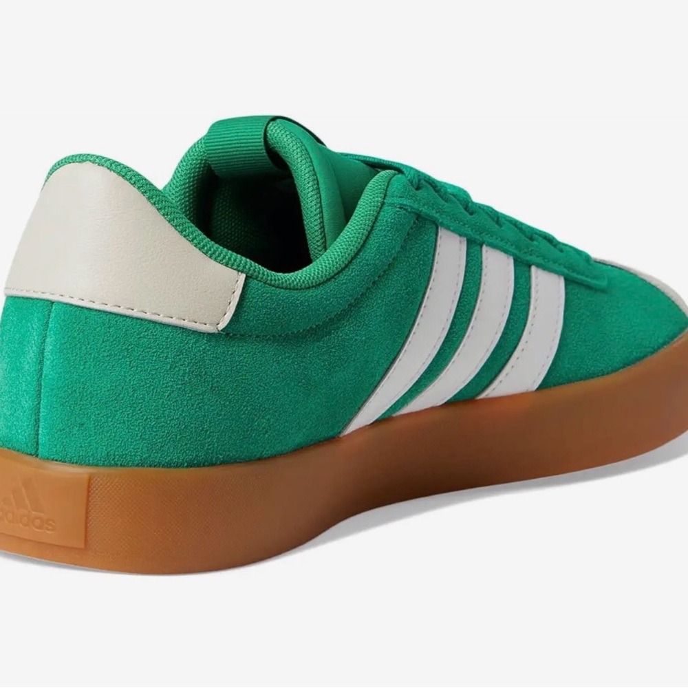 NWT adidas VL Court 3.0 Classic Sneakers | Men’s 11 Women’s 12 | Green White - Picture 5 of 12